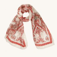 Foulard 100% seda estampada DEVOTA & LOMBA
