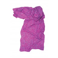Pareo 100% algodón estampado alta calidad,tamaño 105 x 160 cms,rosa fucsia/violeta