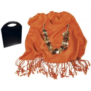 Set collar y chal en estuche