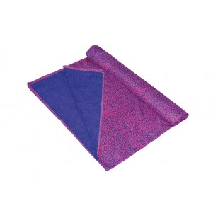 Toalla-pareo alta calidad ,reversible 100% algodón estampado rosa fucsia y azul / rizo de toalla color AZUL royal